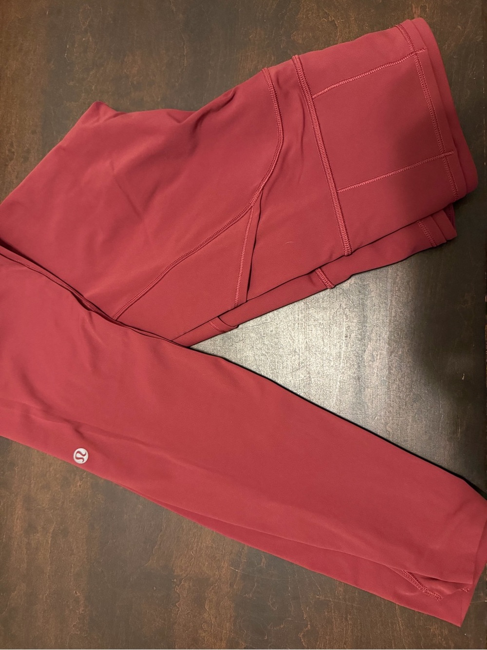 Lululemon High-Rise Active Leggings with side and front and back pockets